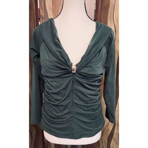 Abercrombie & Fitch Off-The-Shoulder Hardware Top. Size XL.